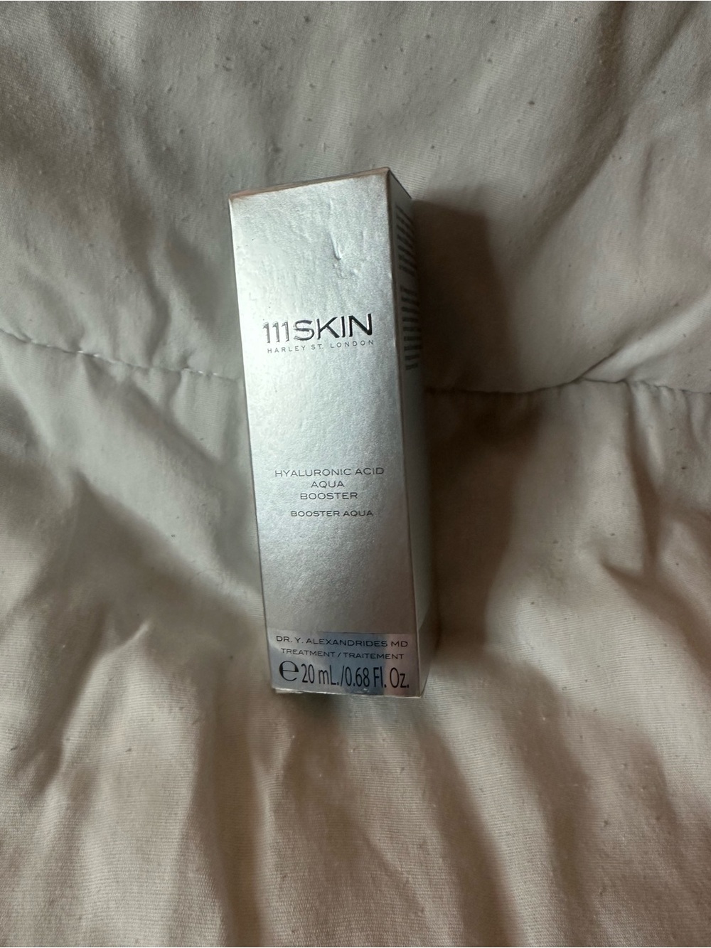 111SKIN Hyaluronic Acid Aqua Booster - Metallic Silver Box